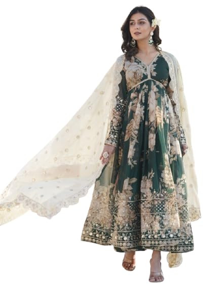 Mritsa Gota Patti Silk Lehenga Set - Red