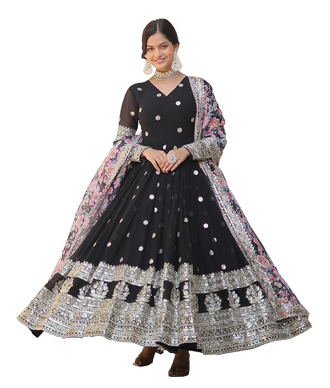 Mritsa Gota Patti Silk Lehenga Set - Red