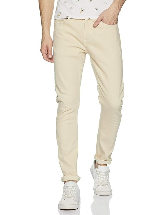 Amazon Brand - Symbol Men's Stretch Fit Mid Rise Jeans