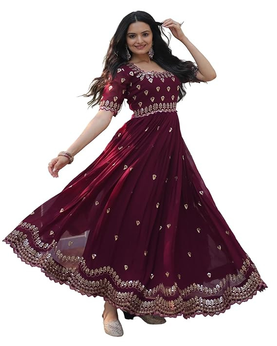 Sarasvi Gota Patti Silk Lehenga Set - Pink